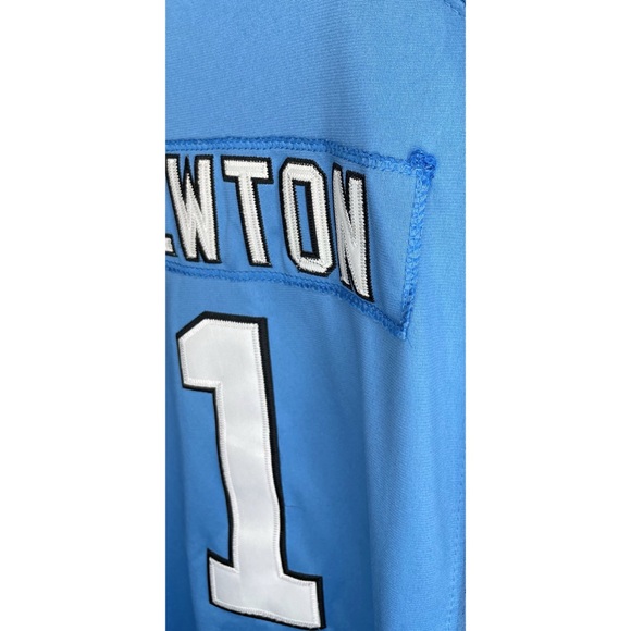 Carolina Panthers Cam Newton #1 Nike On Field Football Jersey Blue Youth XL 18 - Picture 7 of 7